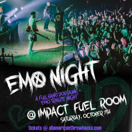 EMO NIGHT with All American Throwbacks image