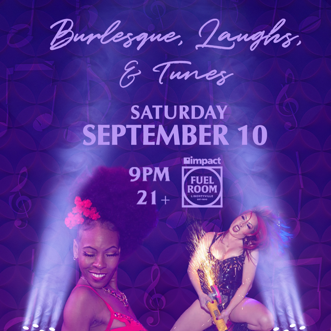 Burlesque, Laughs, and Tunes show poster