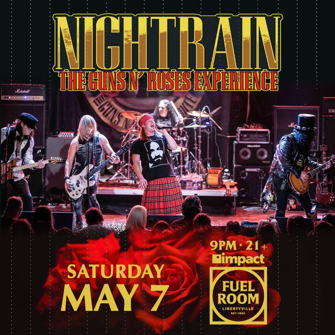 Guns N' Roses Tribute - Nightrain show poster