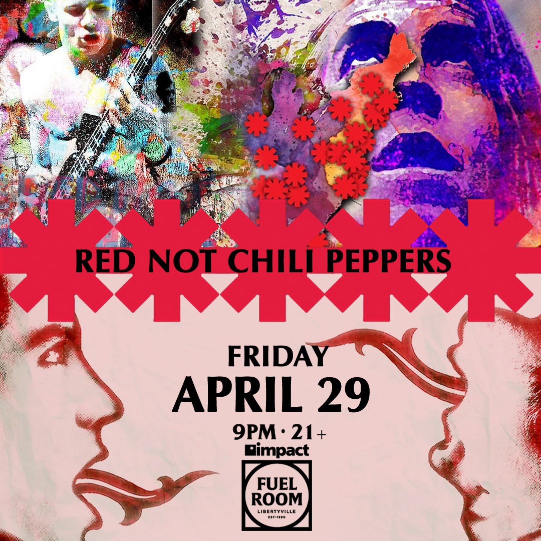 Red Not Chili Peppers show poster